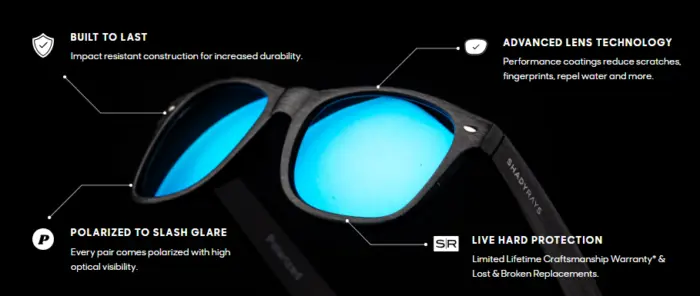 Avis sur la qualité des lunettes Shady Rays