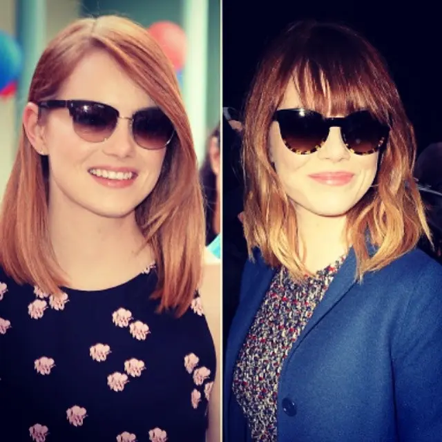 Emma Stone avec des lunettes