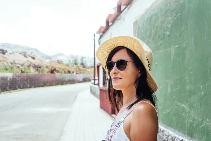 mesurer son visage pour des lunettes de soleil