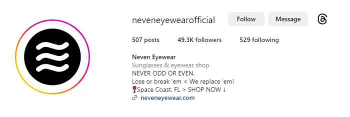 Neven Eyewear sur Instagram