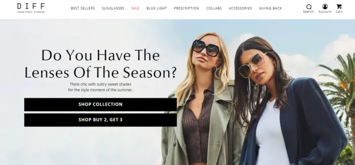 avis sur les lunettes de soleil diff