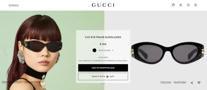 comment identifier les fausses lunettes Gucci
