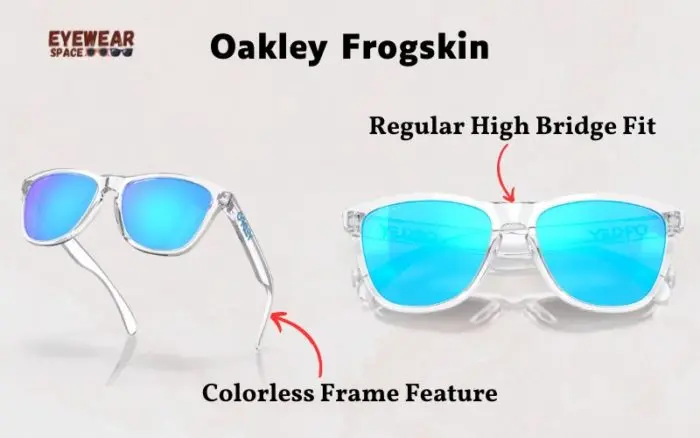 monture transparente Oakley Frogskin