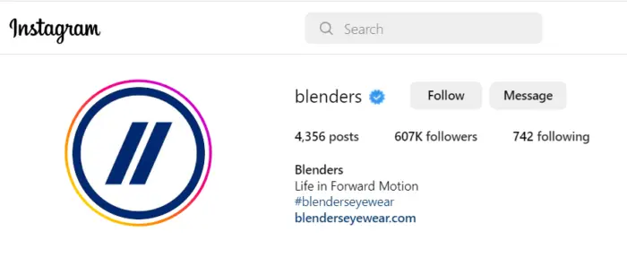 popularité Instagram Blenders